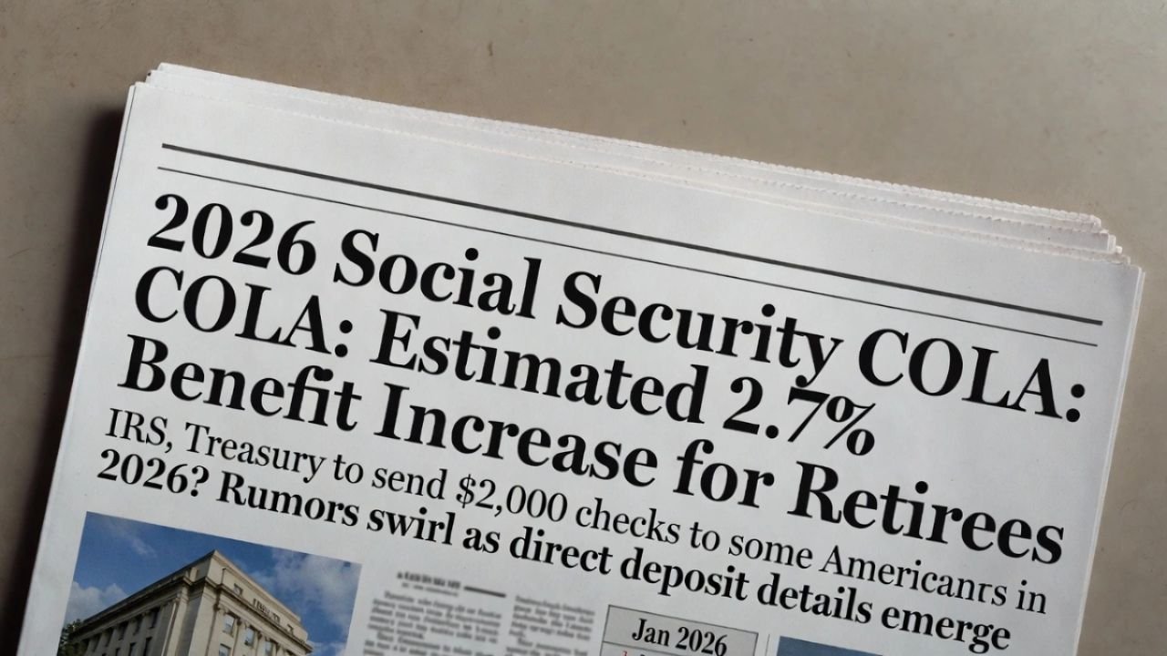 2026 Social Security Update: Retirees Could See an Estimated 2.7% COLA Increase