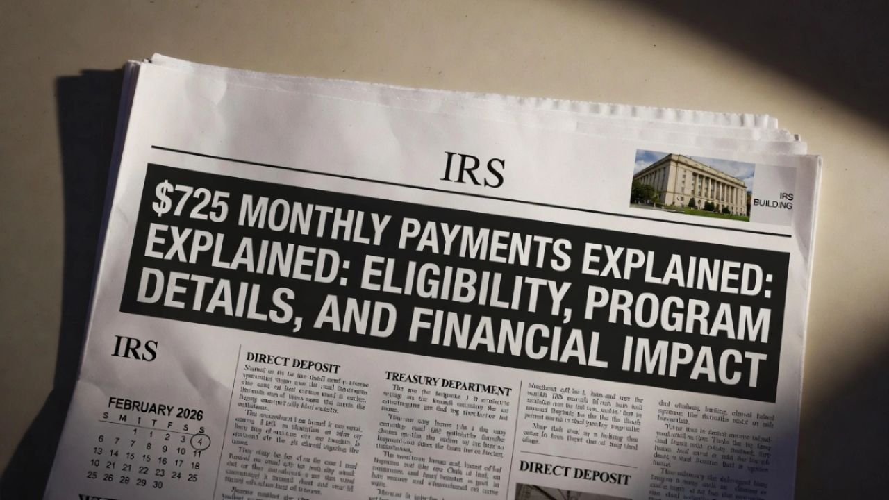 $725 Monthly Payment Program Explained: Who Qualifies, How It Works, and What It Means for Families