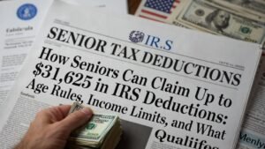 How Seniors Can Claim Up to $31,625 in IRS Deductions: Age Rules, Income Limits, and What Actually Qualifies