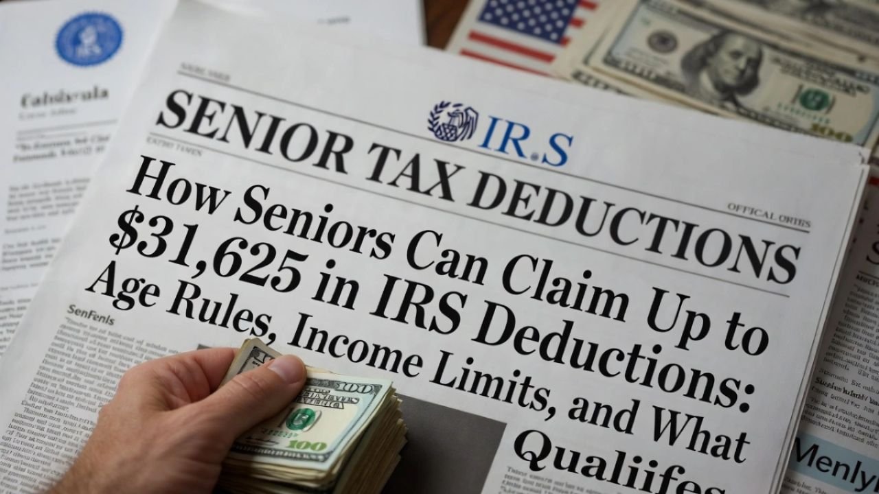 How Seniors Can Claim Up to $31,625 in IRS Deductions: Age Rules, Income Limits, and What Actually Qualifies